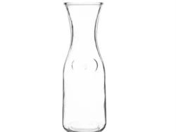 Glass Carafe 1 Litre | Sunshine Coast Party Hire | Alfie's Event Hire | Sunshine Coast Party & Event Hire