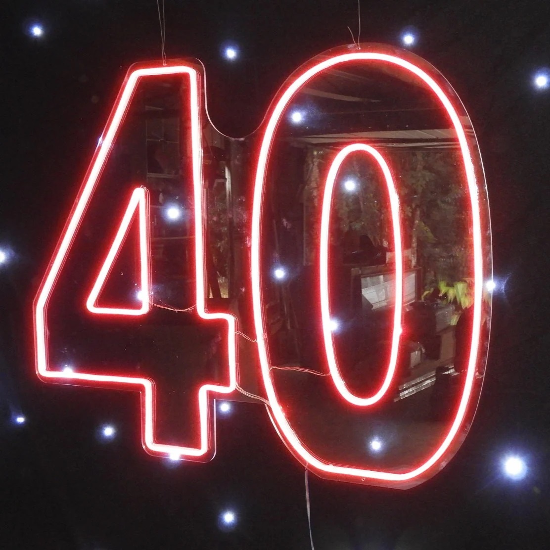 40 RGB Neon Sign 900mm x 712mm | Neon Lights Hire Sunshine Coast | Sunshine Coast Party & Event Hire