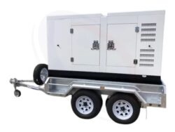 45 KVA Silenced Generator On Trailer | Hire Generator Sunshine Coast | Alfie's Event Hire