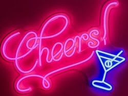 Cheers Neon Sign 900mm x 712mm | Neon Lights Hire Sunshine Coast | Alfie's Event Hire | Sunshine Coast Party & Event Hire