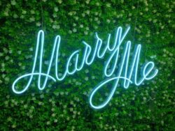 Marry Me RGB Neon Sign 900mm x 581mm | Hire Neon Lights Sunshine Coast | Alfie's Event Hire | Sunshine Coast Party & Event Hire