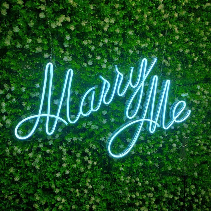 Marry Me RGB Neon Sign 900mm x 581mm | Hire Neon Lights Sunshine Coast | Alfie's Event Hire | Sunshine Coast Party & Event Hire