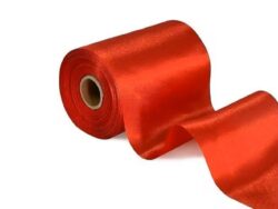 7.5cm Red Ribbon / Metre Party Hire Sunshine Coast | Alfie's Event Hire | Sunshine Coast Party Hire